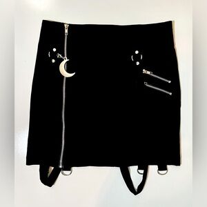 Darklands Suspender Pencil Skirt